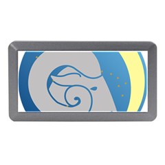 Ram Zodiac Sign Zodiac Moon Star Memory Card Reader (mini) by Nexatart