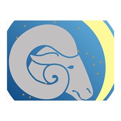 Ram Zodiac Sign Zodiac Moon Star Double Sided Flano Blanket (mini)  by Nexatart