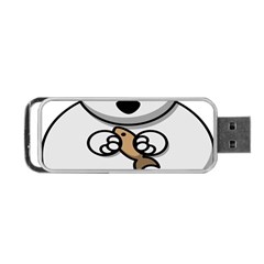 Bear Polar Bear Arctic Fish Mammal Portable USB Flash (One Side)