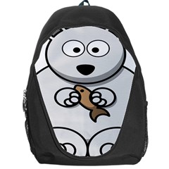 Bear Polar Bear Arctic Fish Mammal Backpack Bag