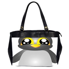 Cute Penguin Animal Office Handbags (2 Sides)  by Nexatart