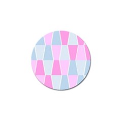 Geometric Pattern Design Pastels Golf Ball Marker (10 Pack) by Nexatart