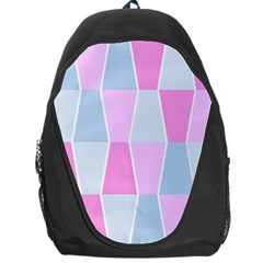 Geometric Pattern Design Pastels Backpack Bag by Nexatart