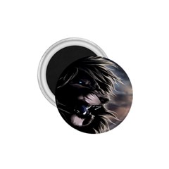 Angry Lion Digital Art Hd 1 75  Magnets by Nexatart