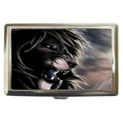 Angry Lion Digital Art Hd Cigarette Money Cases by Nexatart