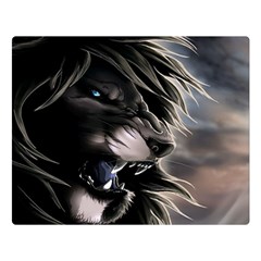 Angry Lion Digital Art Hd Double Sided Flano Blanket (large)  by Nexatart