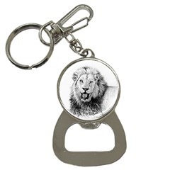 Lion Wildlife Art And Illustration Pencil Button Necklaces by Nexatart