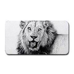 Lion Wildlife Art And Illustration Pencil Medium Bar Mats by Nexatart