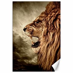 Roaring Lion Canvas 12  X 18   by Nexatart