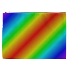 Background Diagonal Refraction Cosmetic Bag (xxl)  by Nexatart