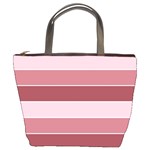 Striped Shapes Wide Stripes Horizontal Geometric Bucket Bags Front