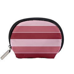 Striped Shapes Wide Stripes Horizontal Geometric Accessory Pouches (Small) 