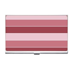 Striped Shapes Wide Stripes Horizontal Geometric Business Card Holders by Nexatart