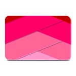 Geometric Shapes Magenta Pink Rose Plate Mats 18 x12  Plate Mat