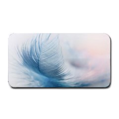 Feather Ease Slightly Blue Airy Medium Bar Mats by Nexatart