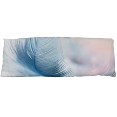 Feather Ease Slightly Blue Airy Body Pillow Case (dakimakura) by Nexatart