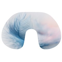 Feather Ease Slightly Blue Airy Travel Neck Pillows by Nexatart