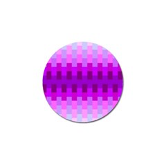 Geometric Cubes Pink Purple Blue Golf Ball Marker (10 Pack) by Nexatart