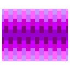 Geometric Cubes Pink Purple Blue Double Sided Flano Blanket (medium)  by Nexatart