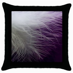 Feather Ease Airy Spring Dress Throw Pillow Case (black) by Nexatart