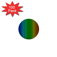 Spectrum Colours Colors Rainbow 1  Mini Buttons (100 Pack)  by Nexatart