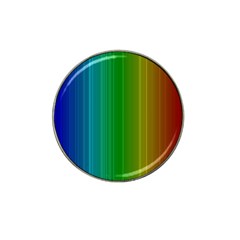 Spectrum Colours Colors Rainbow Hat Clip Ball Marker (4 Pack) by Nexatart