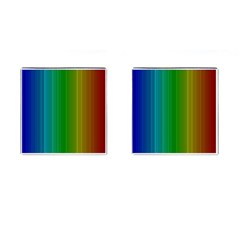 Spectrum Colours Colors Rainbow Cufflinks (square) by Nexatart