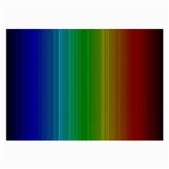 Spectrum Colours Colors Rainbow Large Glasses Cloth (2-side) by Nexatart