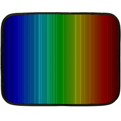 Spectrum Colours Colors Rainbow Fleece Blanket (mini) by Nexatart