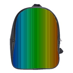 Spectrum Colours Colors Rainbow School Bag (large) by Nexatart