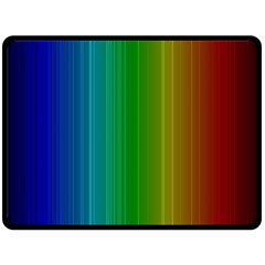 Spectrum Colours Colors Rainbow Fleece Blanket (large)  by Nexatart