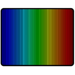 Spectrum Colours Colors Rainbow Fleece Blanket (medium)  by Nexatart