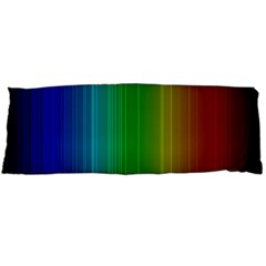 Spectrum Colours Colors Rainbow Body Pillow Case (dakimakura) by Nexatart