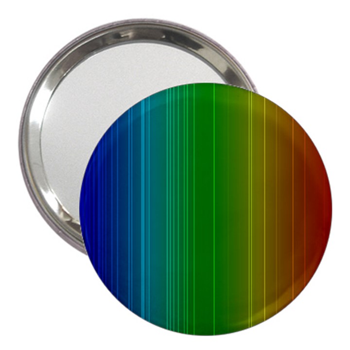 Spectrum Colours Colors Rainbow 3  Handbag Mirrors