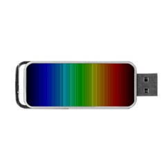 Spectrum Colours Colors Rainbow Portable Usb Flash (two Sides) by Nexatart