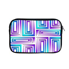 Geometric 3d Metallic Aqua Purple Apple Macbook Pro 13  Zipper Case by Nexatart