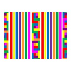 Rainbow Geometric Design Spectrum Double Sided Flano Blanket (mini)  by Nexatart