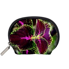 Plant Purple Green Leaves Garden Accessory Pouches (small) 