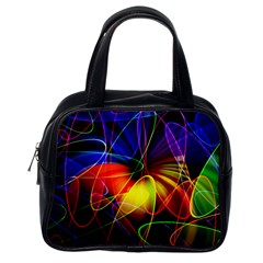 Fractal Pattern Abstract Chaos Classic Handbags (one Side)