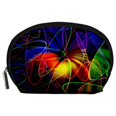 Fractal Pattern Abstract Chaos Accessory Pouches (large)  by Nexatart