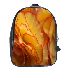 Flowers Leaves Leaf Floral Summer School Bag (large) by Nexatart