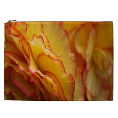 Flowers Leaves Leaf Floral Summer Cosmetic Bag (xxl)  by Nexatart