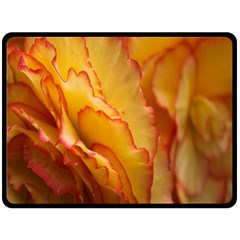 Flowers Leaves Leaf Floral Summer Double Sided Fleece Blanket (large)  by Nexatart