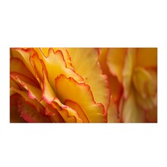 Flowers Leaves Leaf Floral Summer Satin Wrap by Nexatart