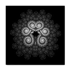 Fractal Filigree Lace Vintage Tile Coasters by Nexatart