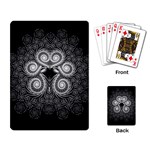 Fractal Filigree Lace Vintage Playing Card Back