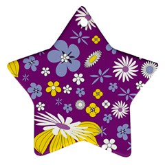 Floral Flowers Ornament (star)