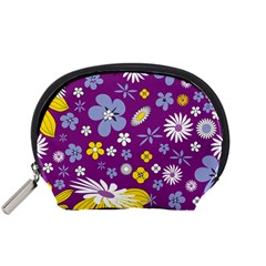 Floral Flowers Accessory Pouches (small) 