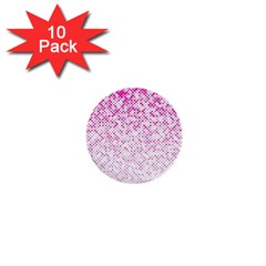 Halftone Dot Background Pattern 1  Mini Buttons (10 Pack)  by Nexatart