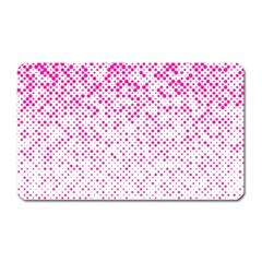 Halftone Dot Background Pattern Magnet (rectangular) by Nexatart